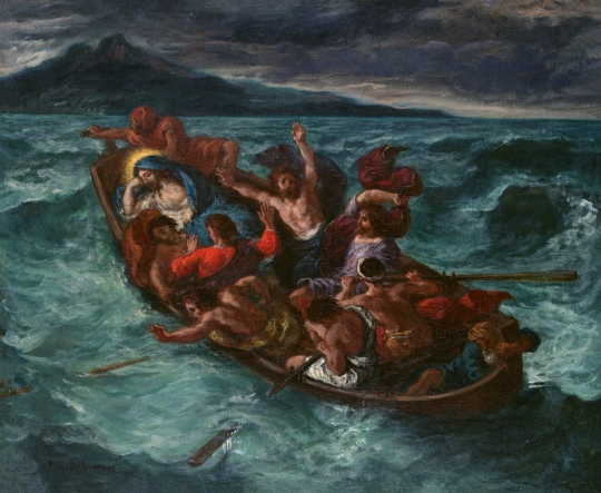 Christ Asleep during the Tempest - Eugène Delacroix - The Met - Edited