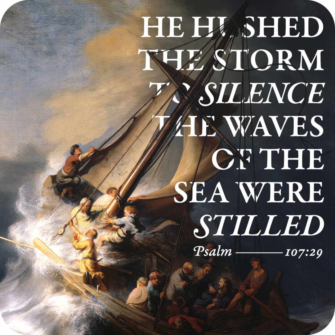 He Hushed the Storm to Silence - Square